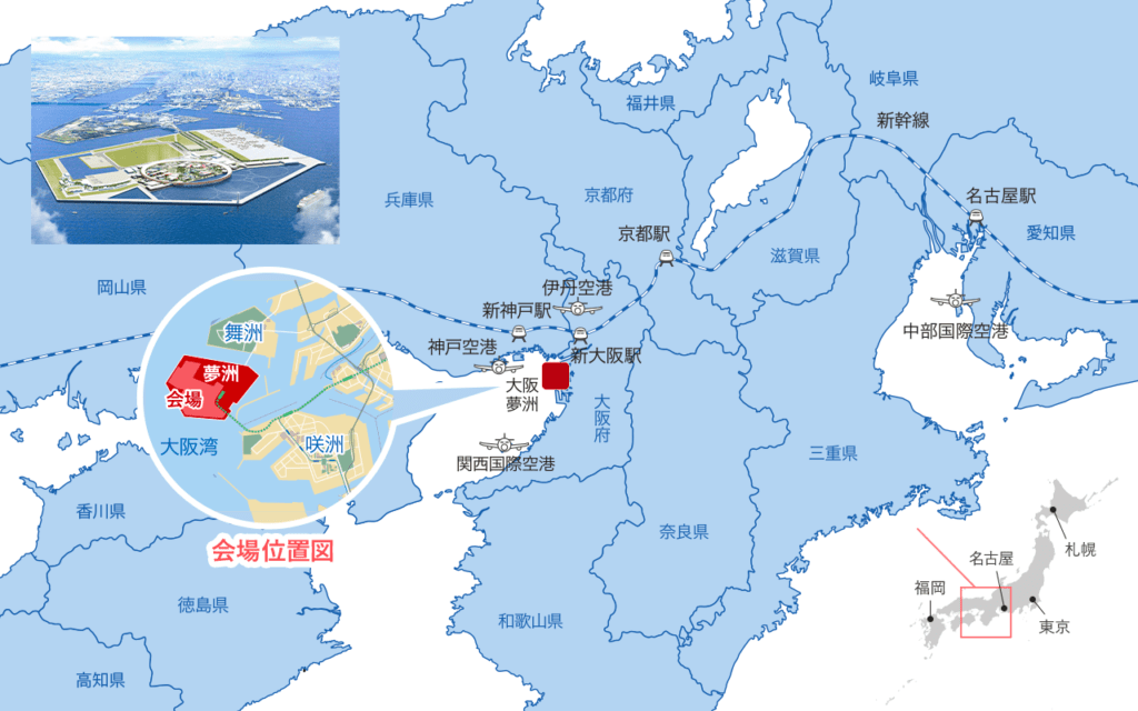 大阪万博2025 地図