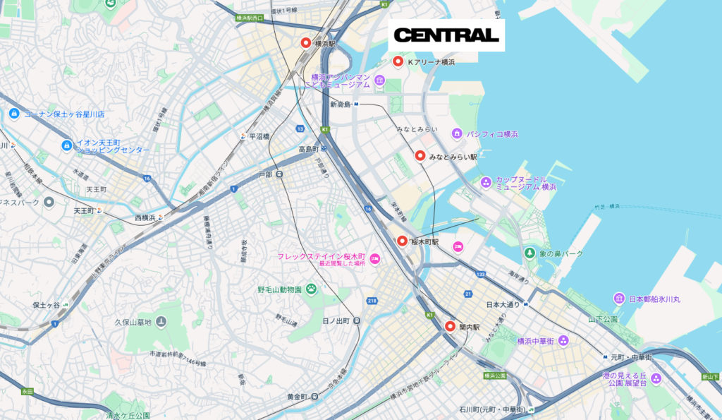 CENTRAL MUSIC & ENTERTAINMENT FESTIVAL 2025 地図