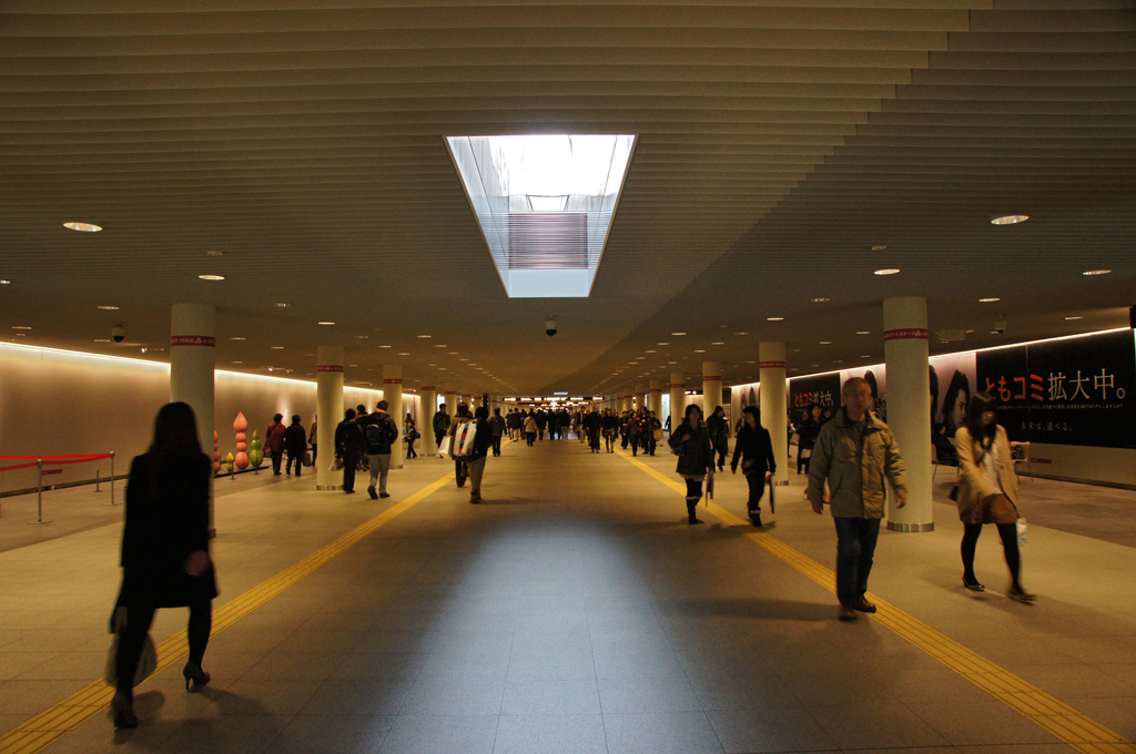 【地下で歩いて行ける会場はhitaruだけ】札幌駅エリアのおすすめホテル厳選|北海きたえーる・プレミストドームなど主要会場までの実測距離つき 16 札幌駅前通地下歩行空間