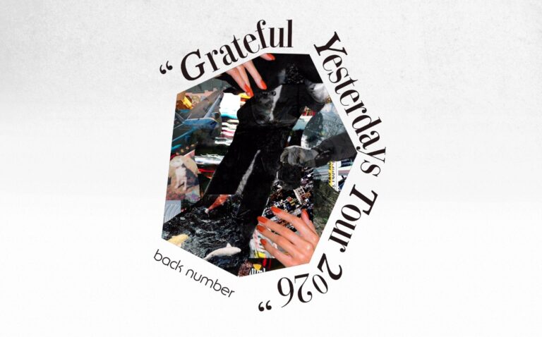 back number「Grateful Yesterdays Tour 2026」